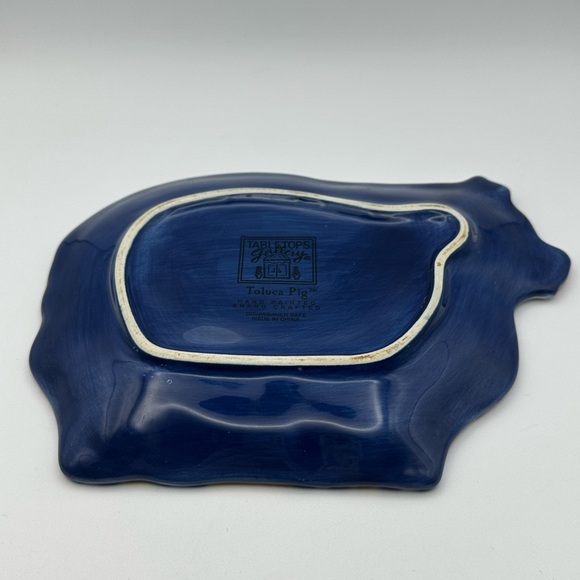 Tabletops Gallery “Toluca Pig” Ceramic Dish/Platter - Picture 5 of 8